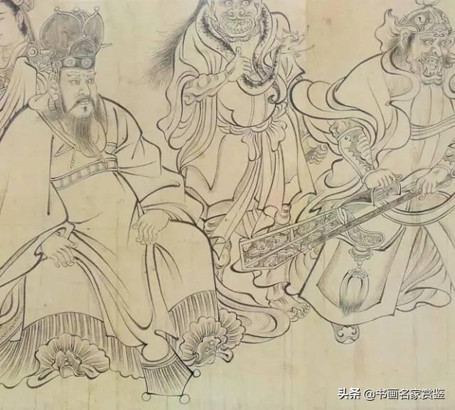 唐朝的画圣是指谁——唐代著名画家 吴道子《送子天王图》