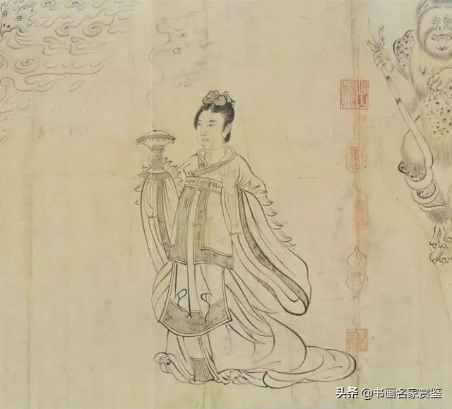 唐朝的画圣是指谁——唐代著名画家 吴道子《送子天王图》