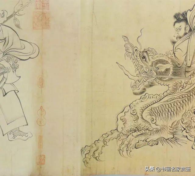 唐朝的画圣是指谁——唐代著名画家 吴道子《送子天王图》