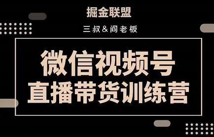 微信视频号直播带货训练营，3天课程带你玩转视频号：7月新课价值3980-猎天资源库