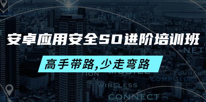 安卓应用安全SO进阶培训班：高手带路,少走弯路-价值999元-猎天资源库