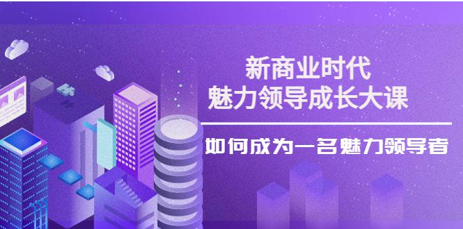 新商业时代·魅力领导成长大课：如何成为一名魅力领导者（26节课时）-猎天资源库