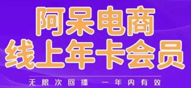 阿呆电商线上年会员，阿呆电商干货分享（最新更新中）-猎天资源库