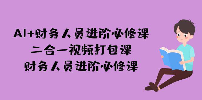 AI + 财务人员进阶必修课二合一视频打包课，财务人员进阶必修课-猎天资源库