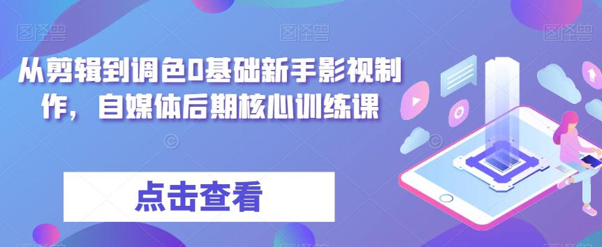 零基础学习影视制作：达芬奇调色与剪辑全攻略-猎天资源库