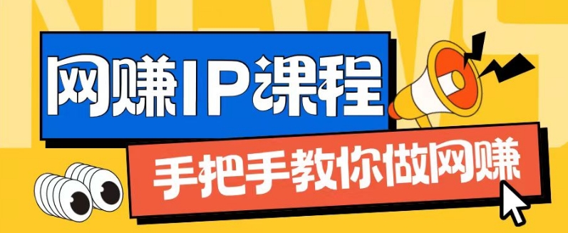 IP合伙人打造1.0，从0到1教你做网创，实现月入过万【揭秘】-猎天资源库