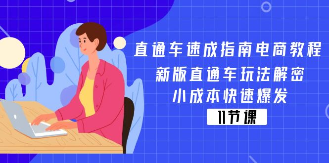 直通车 速成指南电商教程：新版直通车玩法解密，小成本快速爆发（11节）-猎天资源库