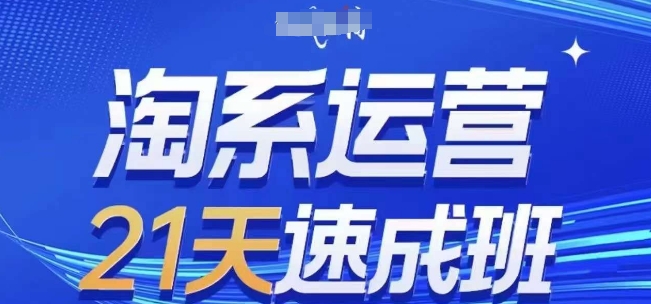 淘系运营21天速成班(更新24年7月)，0基础轻松搞定淘系运营，不做假把式-猎天资源库