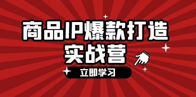 商品-IP爆款打造实战营【第四期】，手把手教你打造商品IP，爆款 不断-猎天资源库