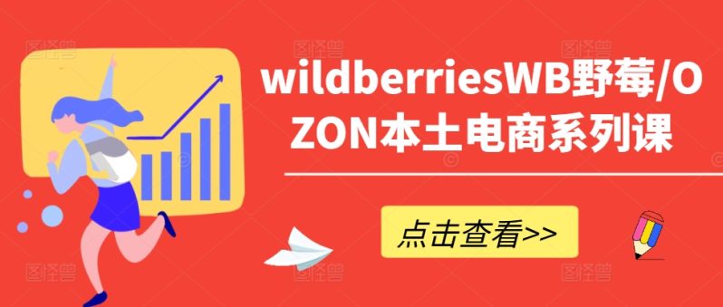 WILDBERRIESWB野莓/OZON本土电商系列课，掌握WB产品优化，出单技巧和订单处理等-猎天资源库